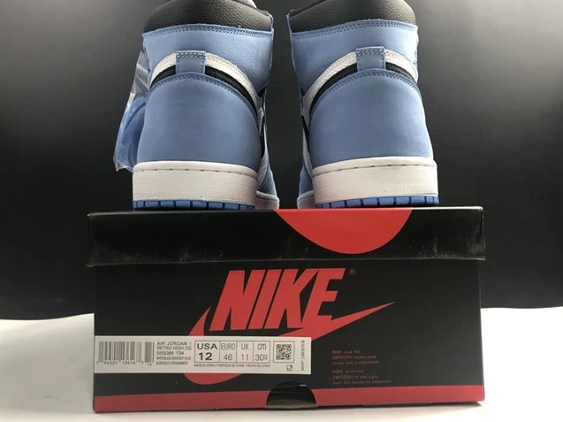 University Black Jordan1 499 Blue 555088-134 GoAnywhere White 0610